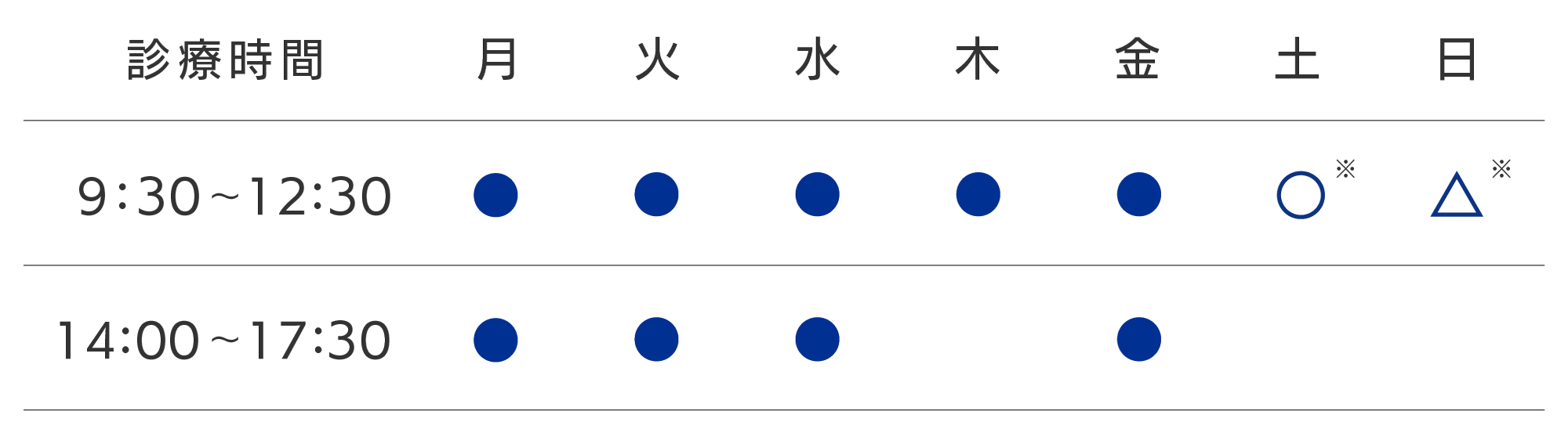 診療時間_ブルー